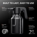 Pulvérisateur électrique 2L Spider Farmer® - Rechargement rapide (type C), vaporisateur automatique One-Touch avec tasse à mesurer pour l'arrosage intérieur et extérieur du jardin