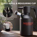 Pulvérisateur électrique 2L Spider Farmer® - Rechargement rapide (type C), vaporisateur automatique One-Touch avec tasse à mesurer pour l'arrosage intérieur et extérieur du jardin