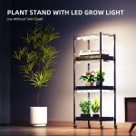 Étagère de culture 4 niveaux 40x30x120cm Spider Farmer - éclairage horticole LED 54W - Tente 1680D - Idéal pour germination et bouturage