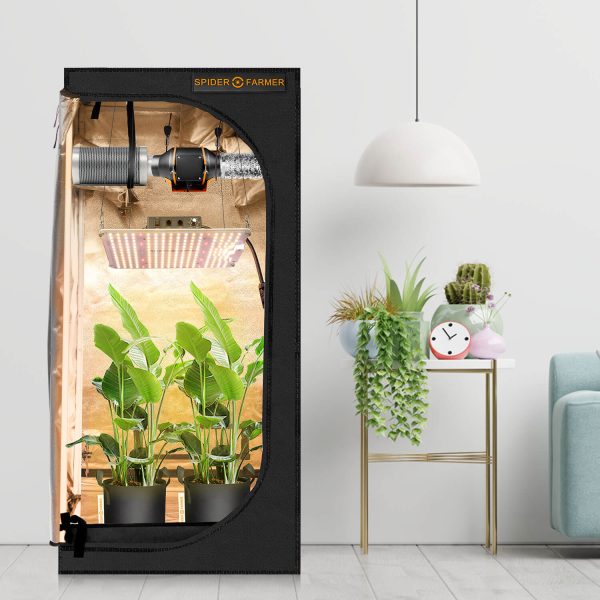 Lot de 5 sacs de culture en tissu de 40L – pots de plantes respirants et réutilisables Spider Farmer