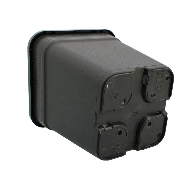POT CARRE NOIR 19 x 19 x 21 cm - 6 L - Pasquini & Bini