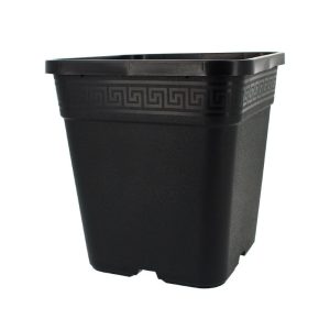 Pot carré noir - 9L - 21 x 21 x 24cm - Pasquini & Bini