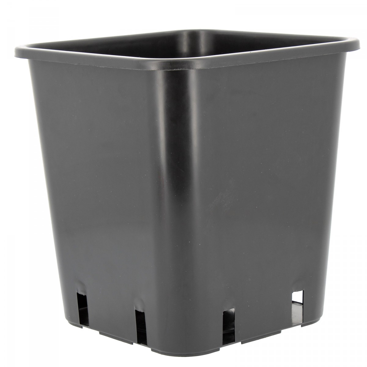 POT-CARRE-NOIR-23-x-23-x-255-cm-11-L-NPB - Pasquini & Bini Pot carré noir 11L - 25 x 25 x 26.5cm - Pasquini & Bini