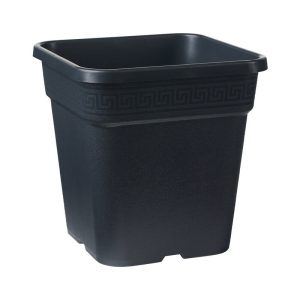 Pot carré noir 18L - 30.5 x 30.5 x 31cm - Pasquini & Bini