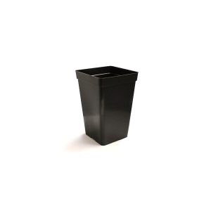 Pot carré noir haut 1.8L - 10.5 x 10.5 x 22cm - Pasquini & Bini