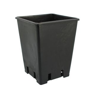 Pot carré noir haut 3.4L - 15 x 15 x 20cm - Pasquini & Bini