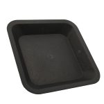 SOUCOUPE CARRE NOIRE - 21 x 21 cm ( 6L) - Pasquini & Bini