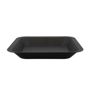 Soucoupe carrée noire - 21 x 21cm - Pasquini & Bini