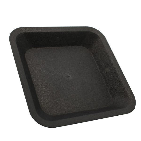 SOUCOUPE CARRE NOIRE - 21 x 21 cm ( 6L) - Pasquini & Bini