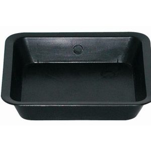 Soucoupe carrée noire - 30.5 x 30.5cm - Pasquini & Bini