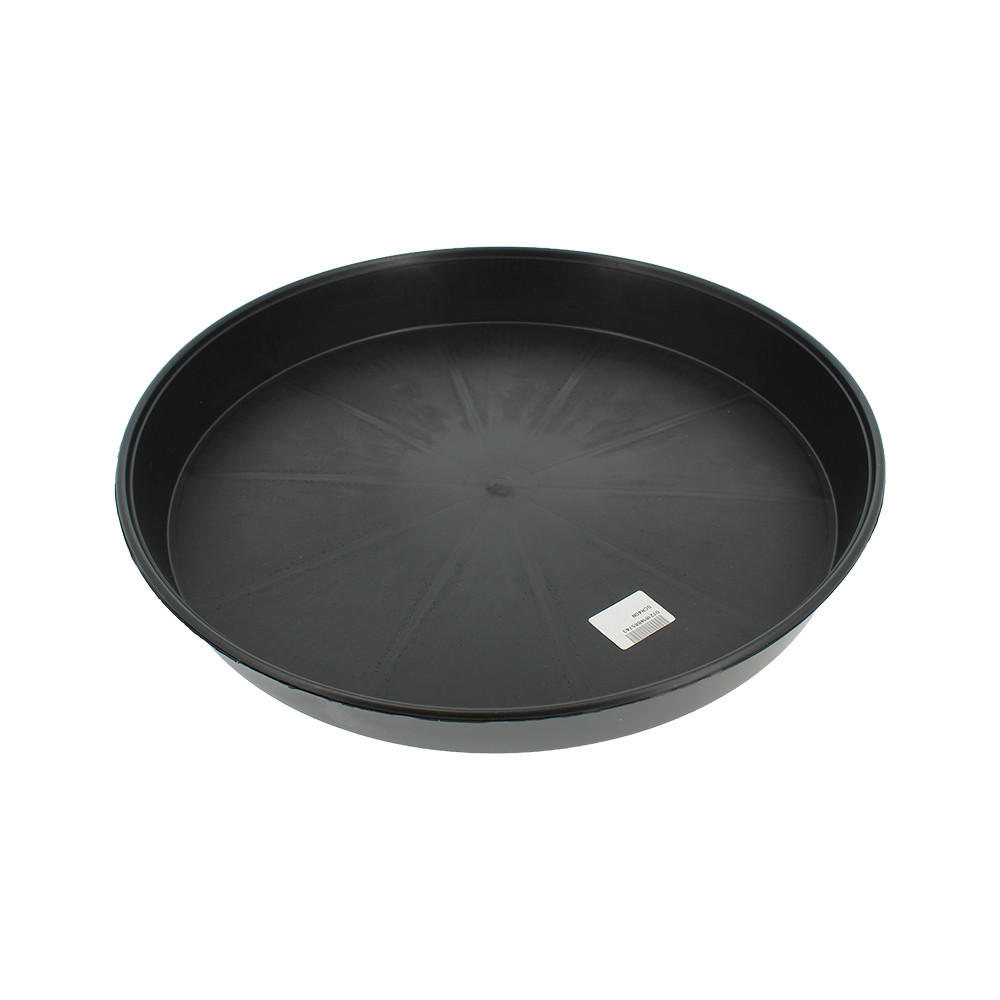 SOUCOUPE-RONDE-NOIRE-O-40-cm Soucoupe ronde PVC Ø40 cm - Pour pots de 45 à 55 L - Pasquini & Bini