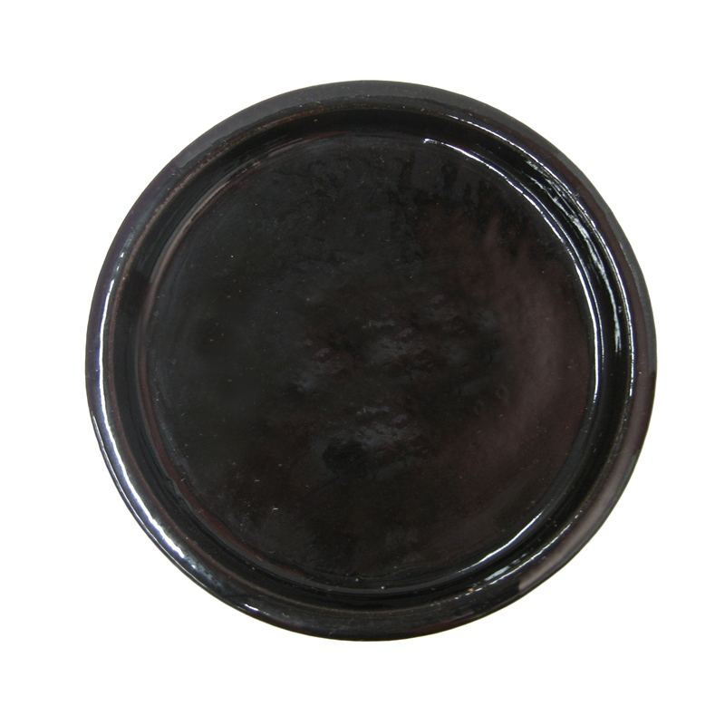 SOUCOUPE-RONDE-NOIRE-O-50-cm - Pasquini & Bini Soucoupe ronde PVC Ø50 cm - Pour pot de 90 L à 100L - Pasquini & Bini