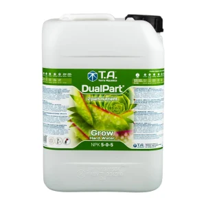 DualPart Grow 10L - Eau dure - Engrais de croissance minéral - Terra Aquatica