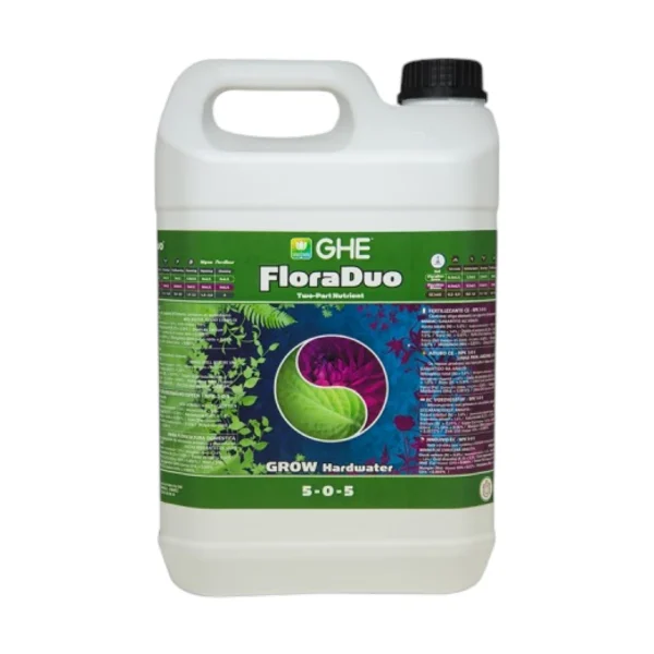 DualPart Grow 5L - Eau dure - Engrais de croissance minéral - Terra Aquatica