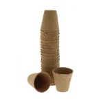 Pots ronds en fibre - Ø6cm - Lot de 24 - Garland Products