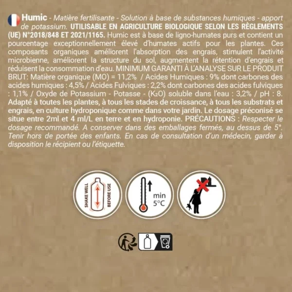 Humic - Biostimulant Organique Universel - Terra Aquatica