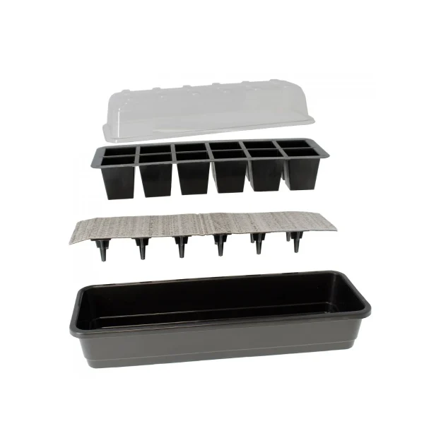 Kit de germination pour graines et semis - 12 cellules - Garland Products