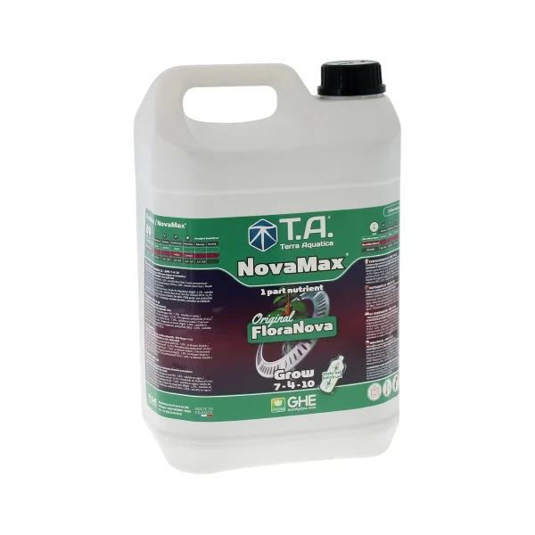NovaMax Grow 5L - Engrais de croissance minéral - Terra Aquatica