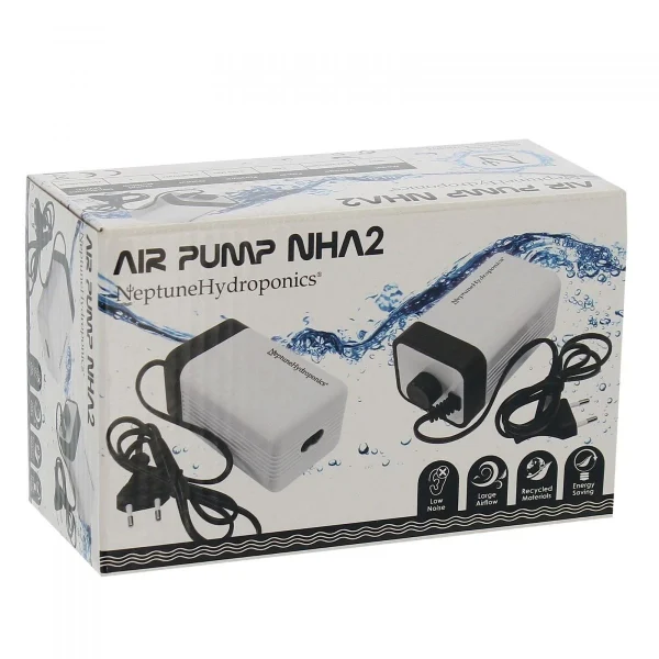 Pompe à air 2 sorties - 2 x 1.5 L.min - Neptune Hydroponics