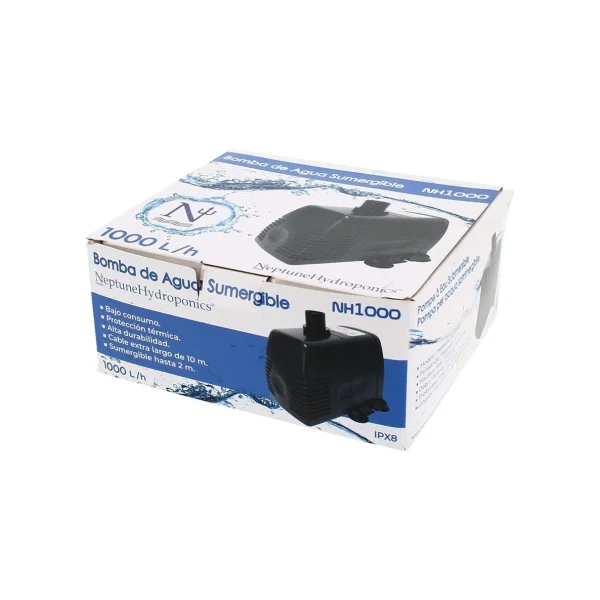 Pompe à eau immergée 1000 L.h - 22W - Neptune Hydroponics
