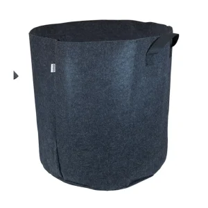 Pot géotextile 25L avec poignées - Noir - Texpot