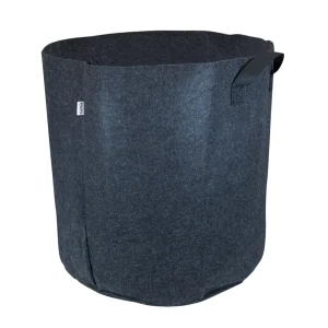 Pot géotextile 50L avec poignées - Noir - Texpot