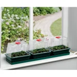 Trio de serres non chauffantes - 69x16x18.5cm - Windowsill Propagator - Garland Products