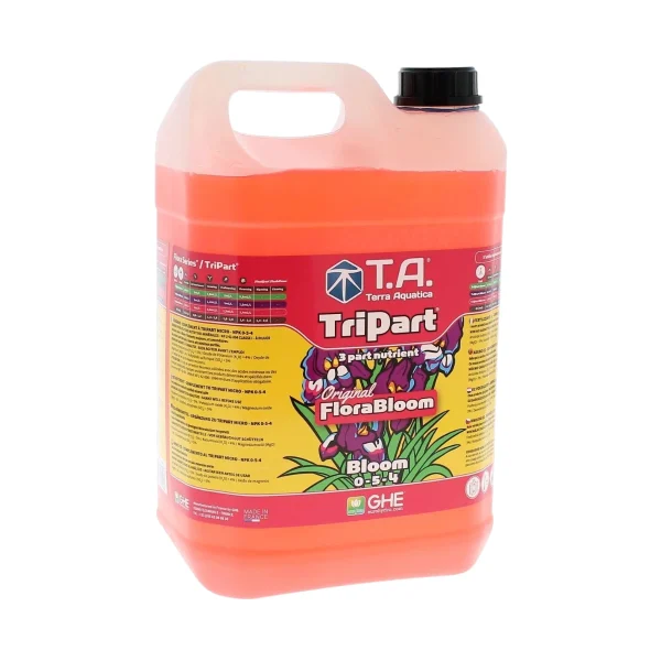 TriPart Bloom 5L - Engrais de floraison minéral - Terra Aquatica