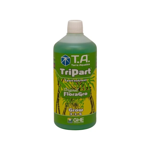 TriPart Grow 1L - Engrais de croissance minéral - Terra Aquatica