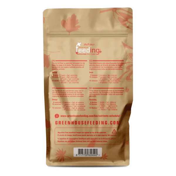 BioBloom Powder Feeding 125g - Engrais de floraison biologiques - Green House Feeding