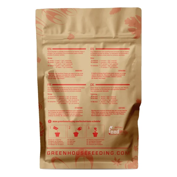 5kg - Engrais de floraison biologiques - Green House Feeding