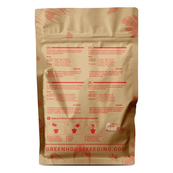 BioBloom Powder Feeding 500g - Engrais de floraison biologiques - Green House Feeding