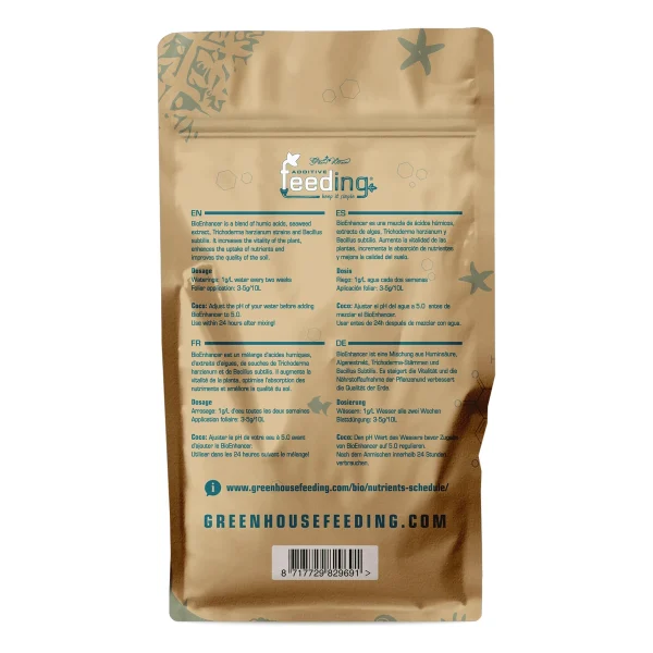 BioEnhancer Additive Feeding 125g - Stimulateur de croissance et de floraison - Green House Feeding