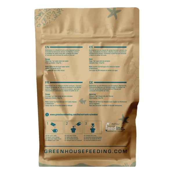 BioEnhancer Additive Feeding 500g - Stimulateur de croissance et de floraison - Green House Feeding