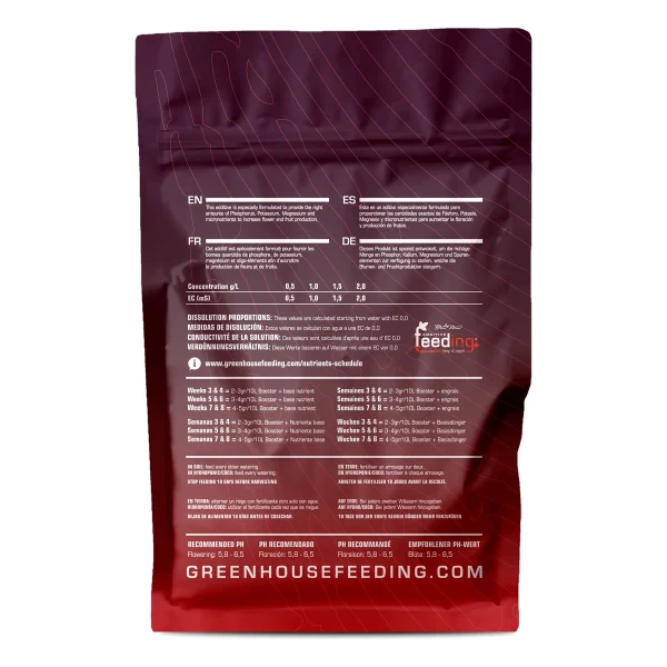 Booster PK+ Powder Feeding 1kg - Phosphore et potassium - Green House Feeding