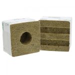 Cubes de laine de roche - 100x100x65mm - 40/40 - Carton de 216 pièces - Grodan DELTA