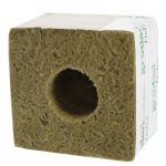 Cubes de laine de roche - 100x100x65mm - 40/40 - Carton de 216 pièces - Grodan DELTA