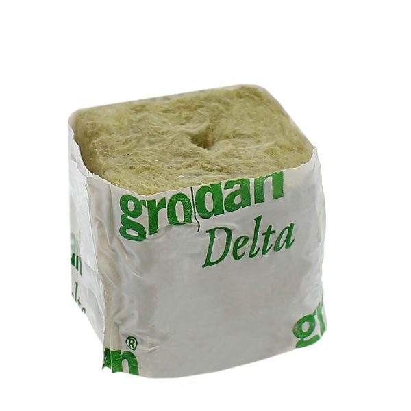 Cube de bouturage en laine de roche - 40x40x40mm - 40/40 - Grodan DELTA