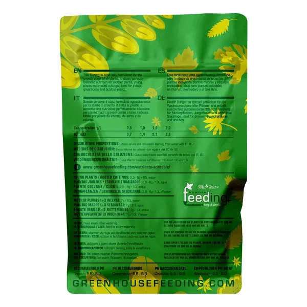 5kg - Engrais de croissance sec - Green House Feeding
