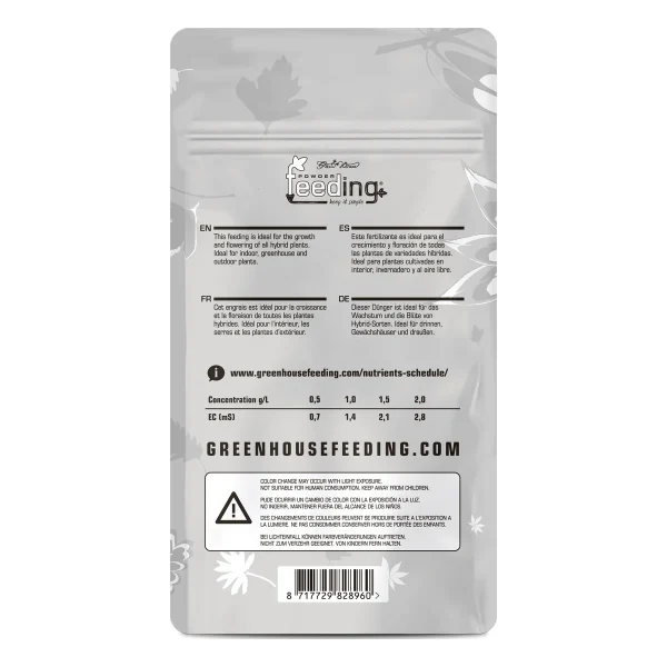 Hybrids Powder Feeding 125g - Engrais de croissance et de floraison sec - Green House Feeding