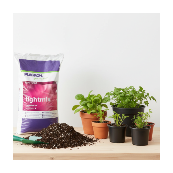 Lightmix 25L - Terreau de croissance et de floraison - Terra - Plagron
