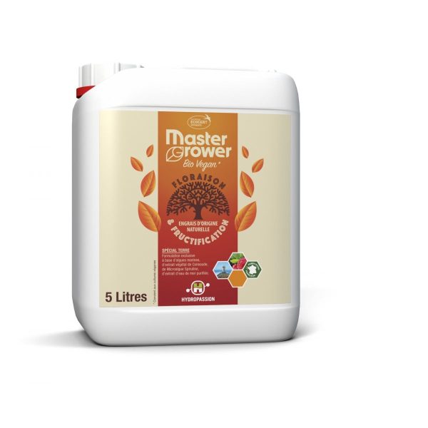 Master Grower Bio Vegan Bloom 5L - Engrais de floraison - Hydropassion