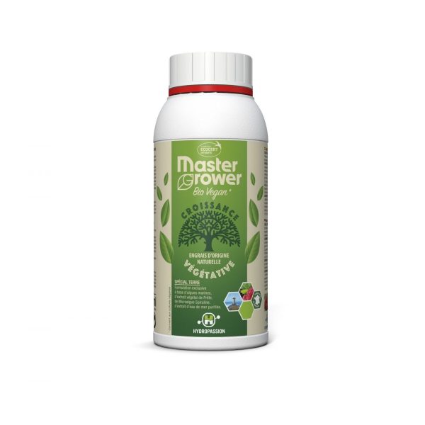 Master Grower Bio Vegan Grow 500ml - Engrais de croissance - Hydropassion