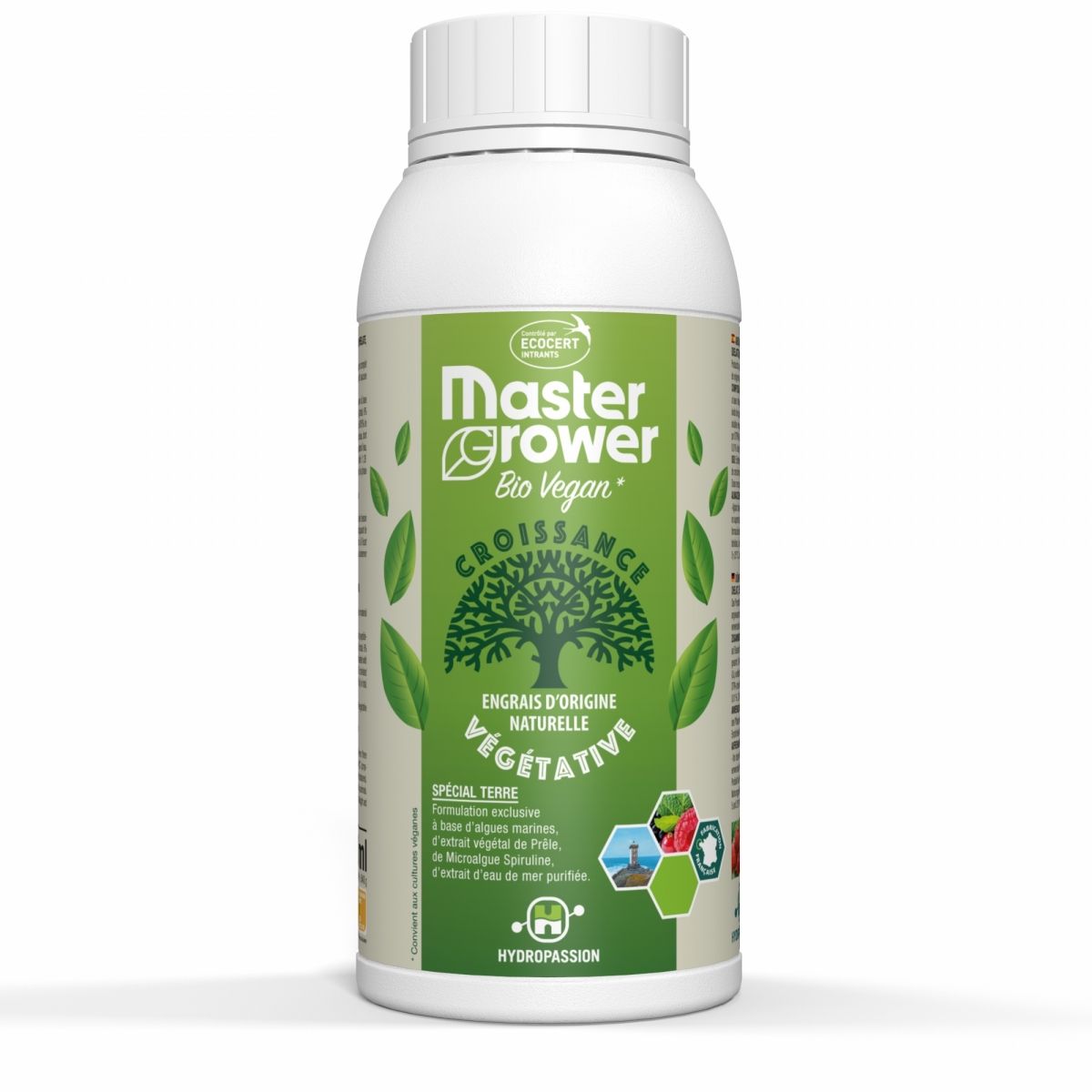 HBVG0500 Master Grower Bio Vegan Grow 500ml - Engrais de croissance - Hydropassion