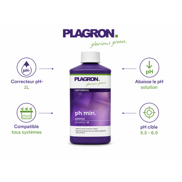 PH Min 1L - Régulateur de pH - Plagron