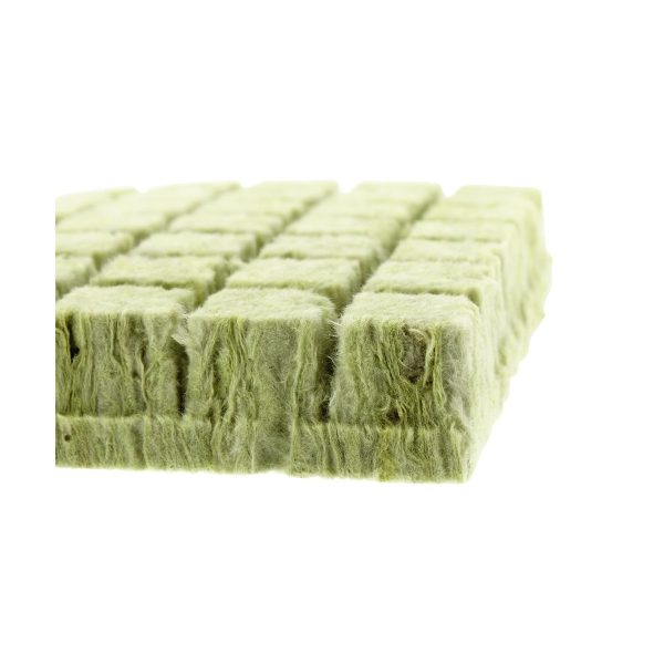 Plateau de 98 cubes de laine de roche - 36x36x40cm - Grodan DELTA