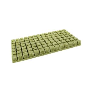 Plateau de 98 cubes de laine de roche - 36x36x40cm - Grodan DELTA