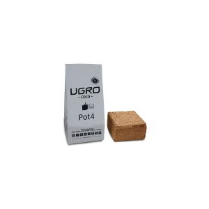 Pot4 4L - 500g - sac / pot avec brique de coco  - UGro Coco
