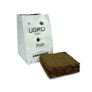 Pot9 9L - 900g - sac / pot avec brique de coco  - UGro Coco
