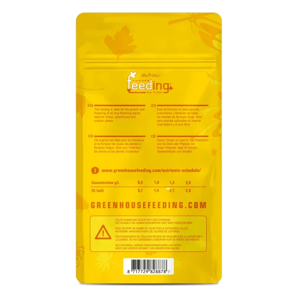longFlowering Powder Feeding 125g - Engrais de floraison sec - Green House Feeding